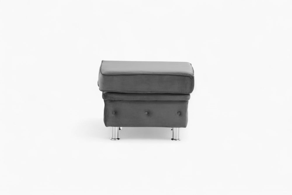 Chesterfield puff SANTIAGO - Anthrazit