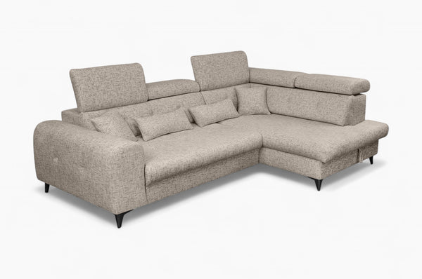 Hjørnesofa ELETRA med elektrisk skyvedel - Imo 10