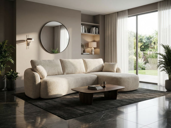 AMIRA sofa med sjeselong - Sengero