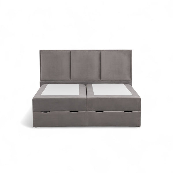 Kontinentalseng med oppbevaring 180x200 VIKTORIA - med 7 cm overmadrass