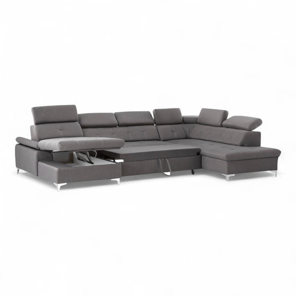 U-sovesofa SATIRA - Gomez 10 - Høyrevendt