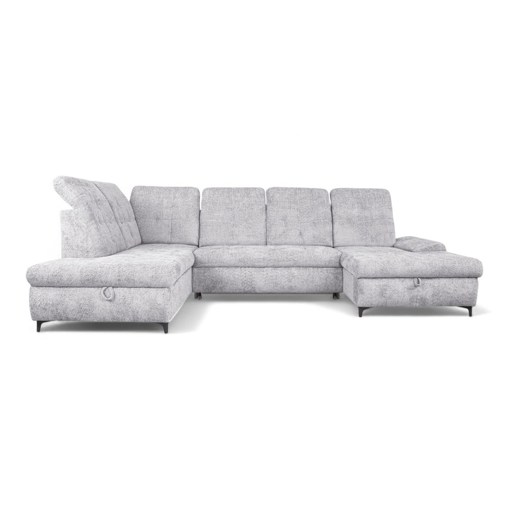 U-sovesofa BELLA - Coral 70 - Venstrevendt