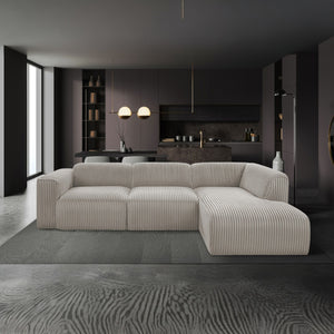 Sofa med sjeselong MADEA - Velo 08