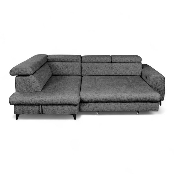 Hjørnesofa ELETRA med elektrisk skyvedel - Imo 55