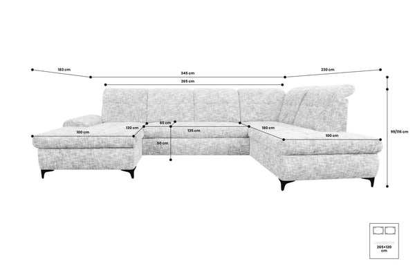 BELLA U - sovesofa - Sengero