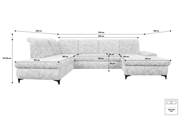 BELLA U - sovesofa - Sengero