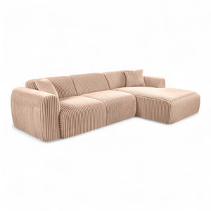 Sofa med sjeselong TAMARA - Velo 30 - Høyrevendt