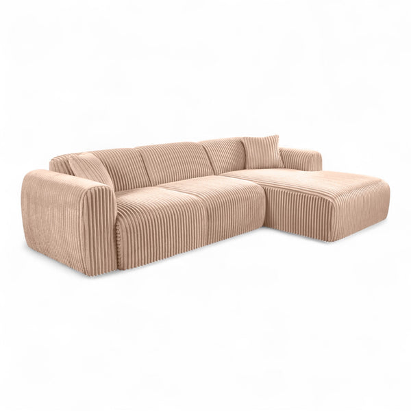 Sofa med sjeselong TAMARA - Velo 30 - Høyrevendt