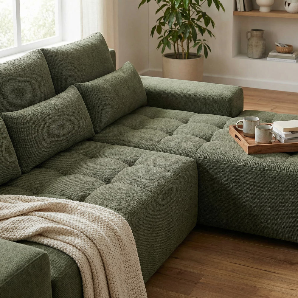 CANDI sofa med sjeselong - Sengero