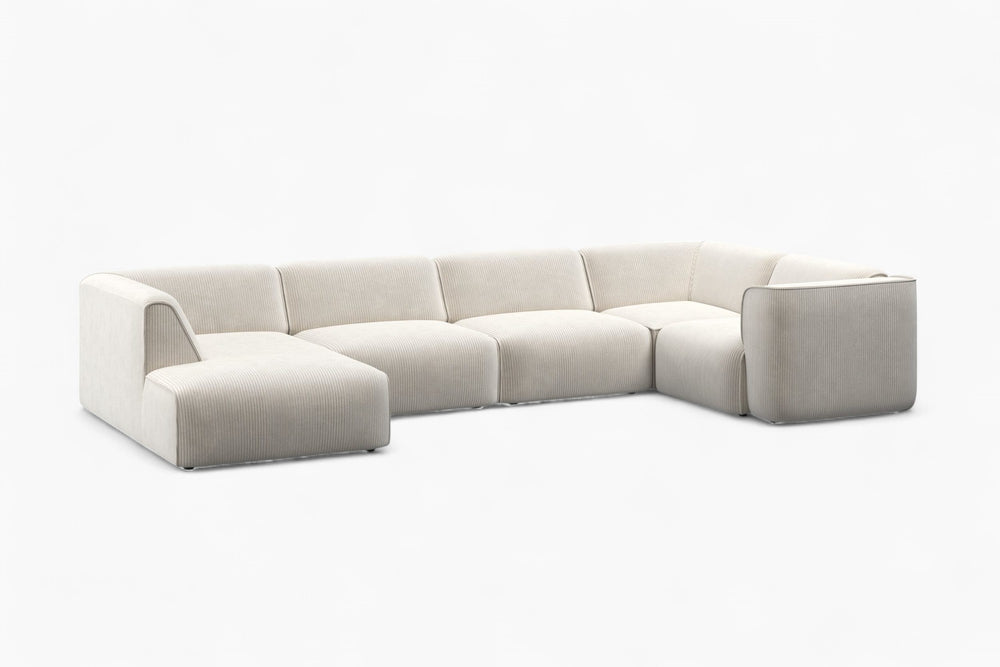 Modulsofa U-form MADEA - Poso - Beige