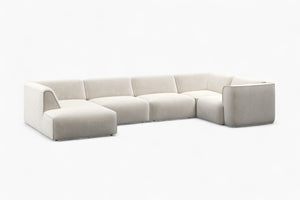 Modulsofa U-form MADEA - Poso - Beige