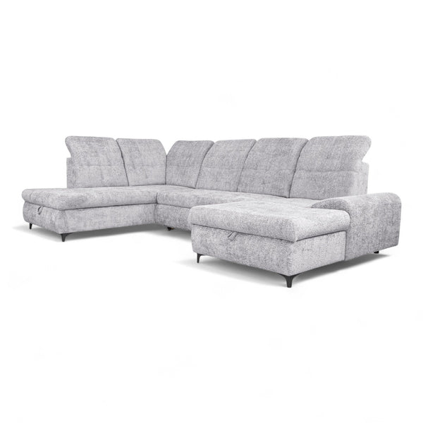 U-sovesofa BELLA - Coral 70 - Venstrevendt