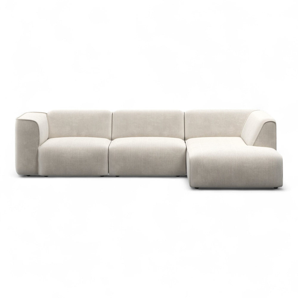 Sofa med sjeselong MADEA - Poso 100 - Høyrevendt