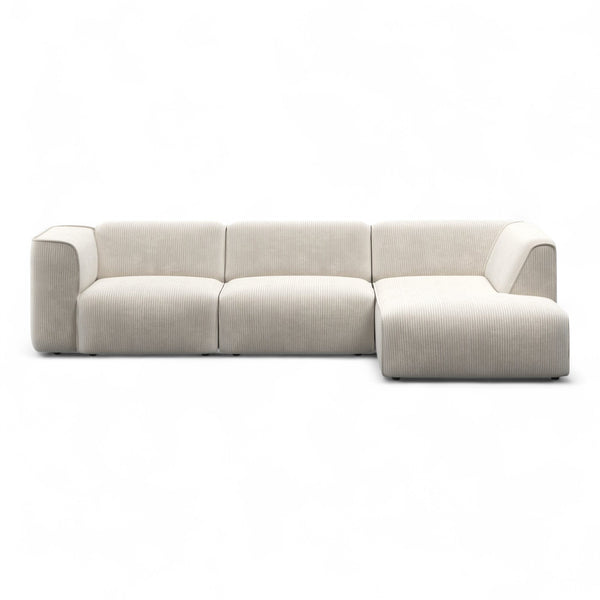 Sofa med sjeselong MADEA - Poso 100 - Høyrevendt