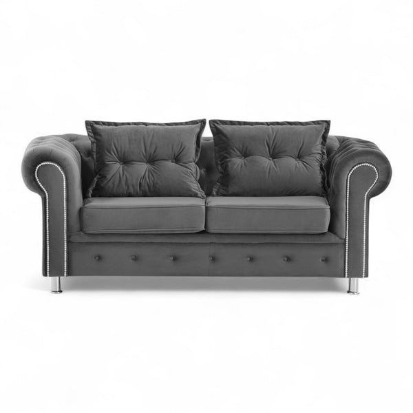 Sofagruppe chesterfield SANTIAGO - Anthrazit