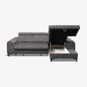 ELETRA sofa med sjeselong - Sengero