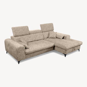 ELETRA sofa med sjeselong - Sengero