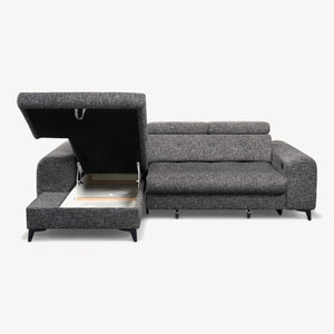 ELETRA sofa med sjeselong - Sengero