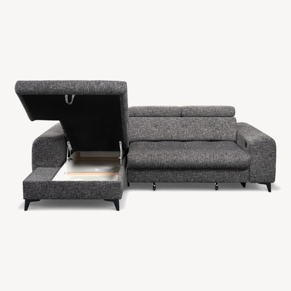 ELETRA sofa med sjeselong - Sengero