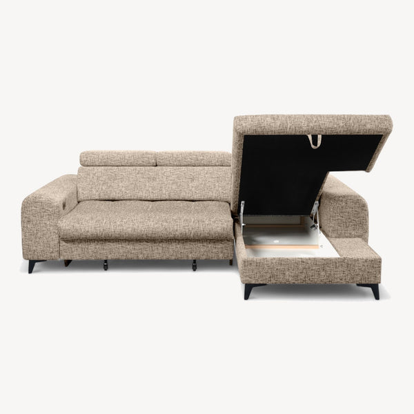 ELETRA sofa med sjeselong - Sengero