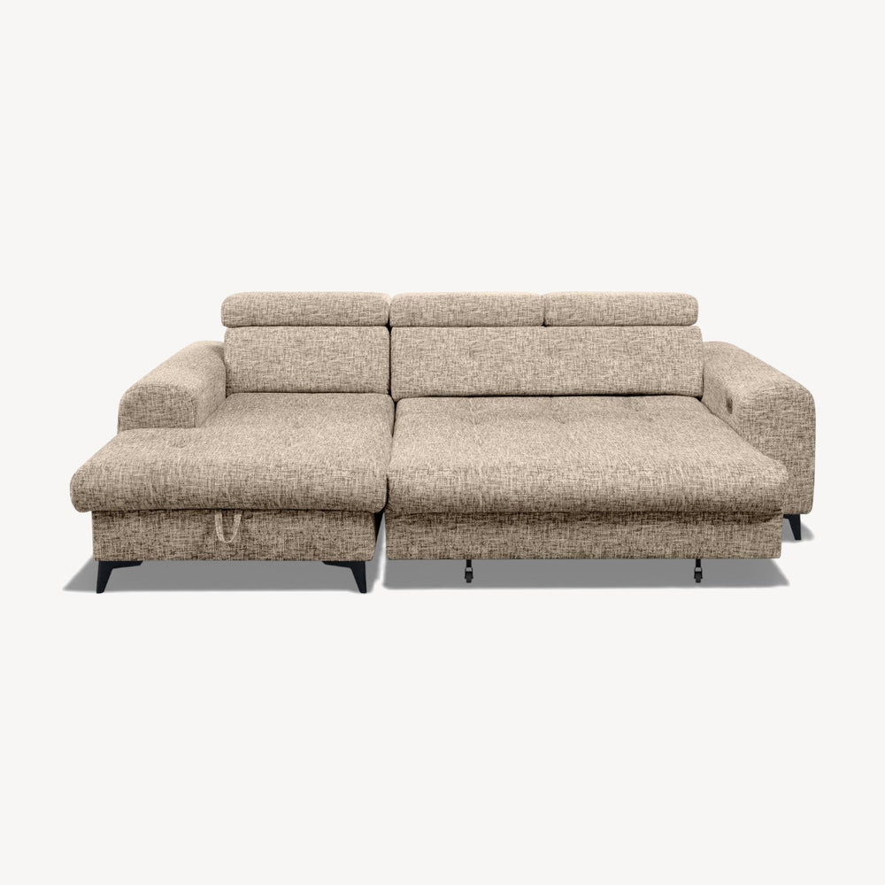 ELETRA sofa med sjeselong - Sengero
