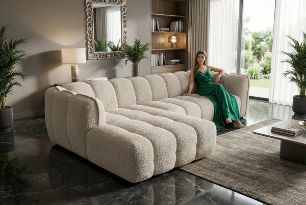 ELLA sofa med sjeselong - Sengero
