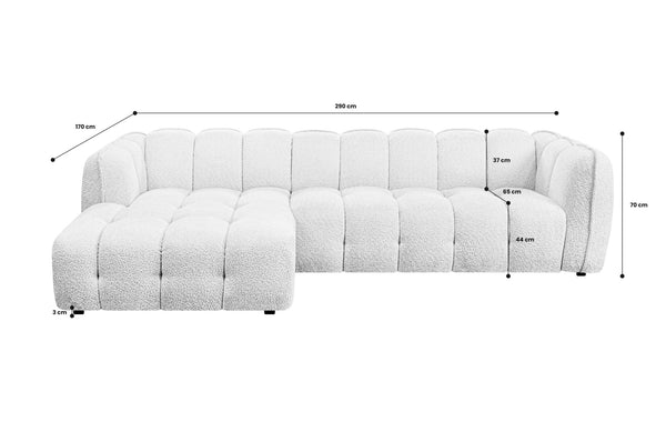 ELLA sofa med sjeselong - Sengero