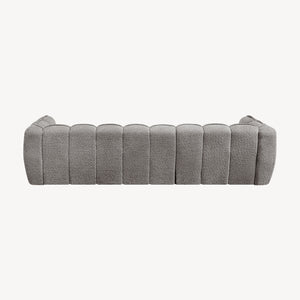Ella - Venstrevendt sofa m/sjeselong grå stoff