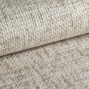 Hjørnesofa ELETRA med elektrisk skyvedel beige stoff - Sengero