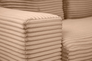 Hjørnesofa NOX kordfløyel beige - Sengero