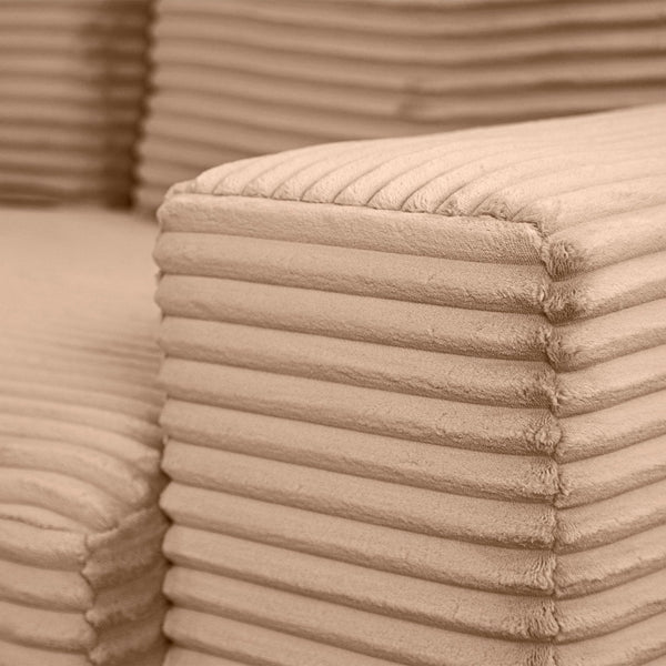 Hjørnesofa NOX kordfløyel beige - Sengero