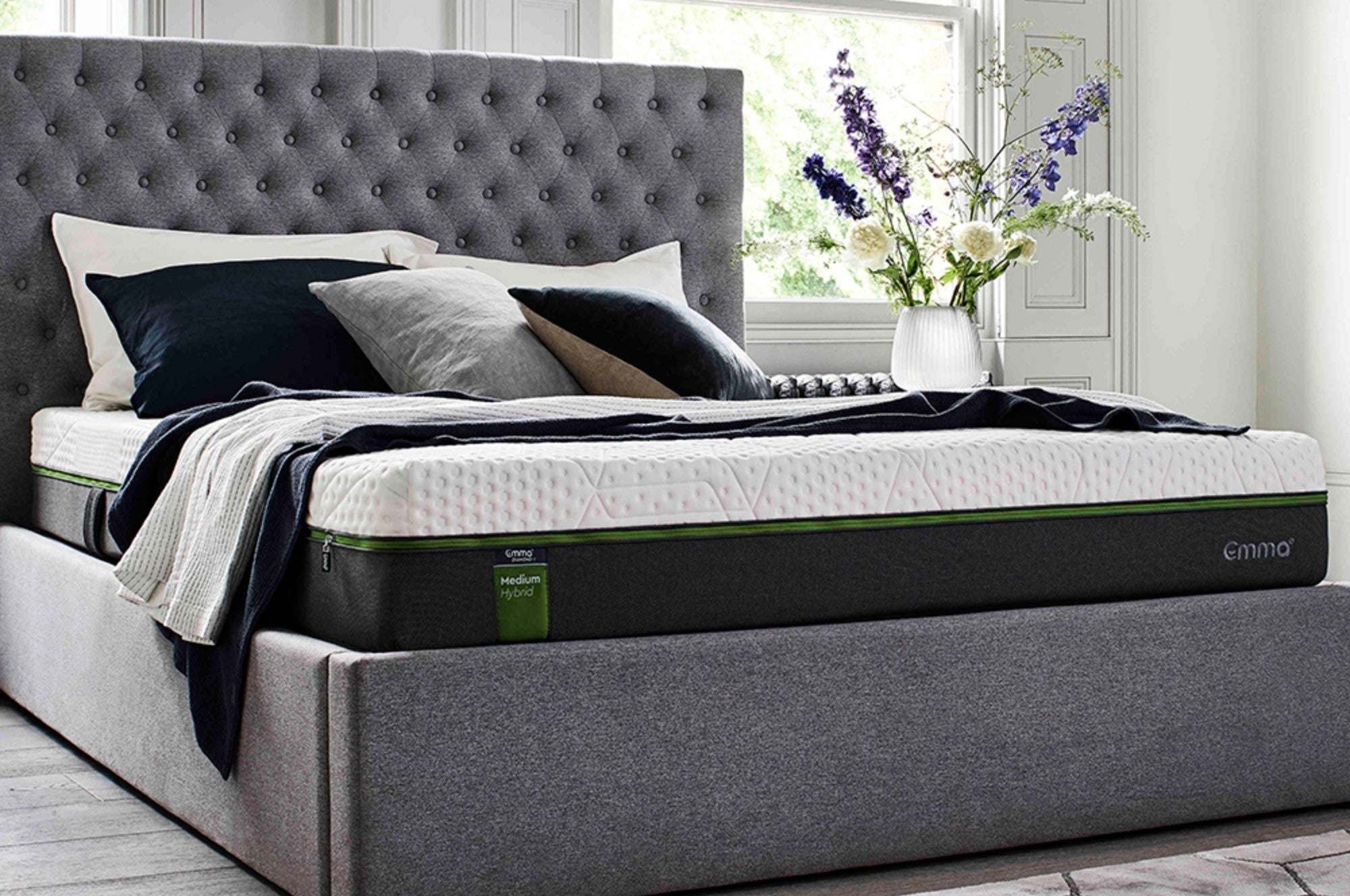 Hybridmadrass Emma® Diamond - Medium - Høyde 24 cm - Sengero