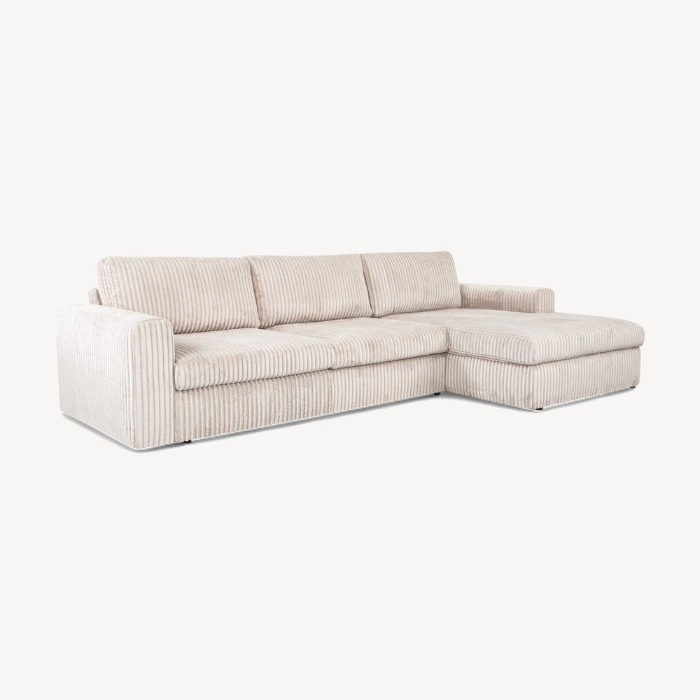 PERLA sofa med sjeselong - Sengero