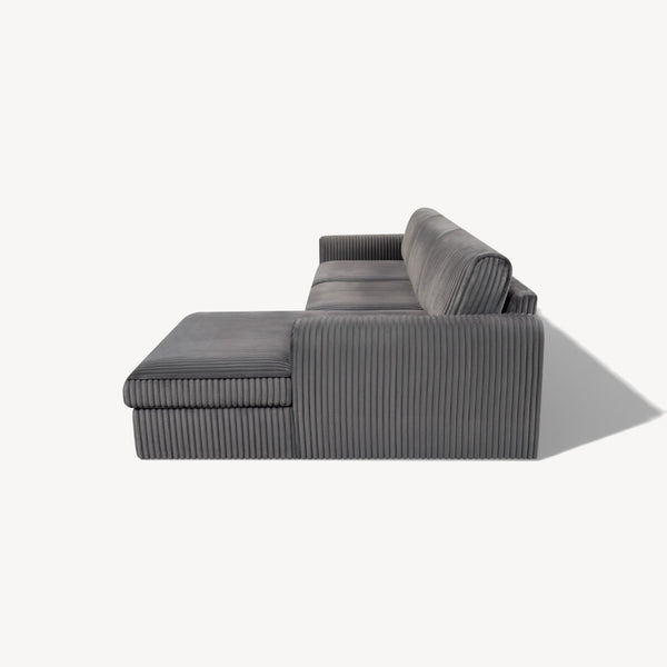 PERLA sofa med sjeselong - Sengero
