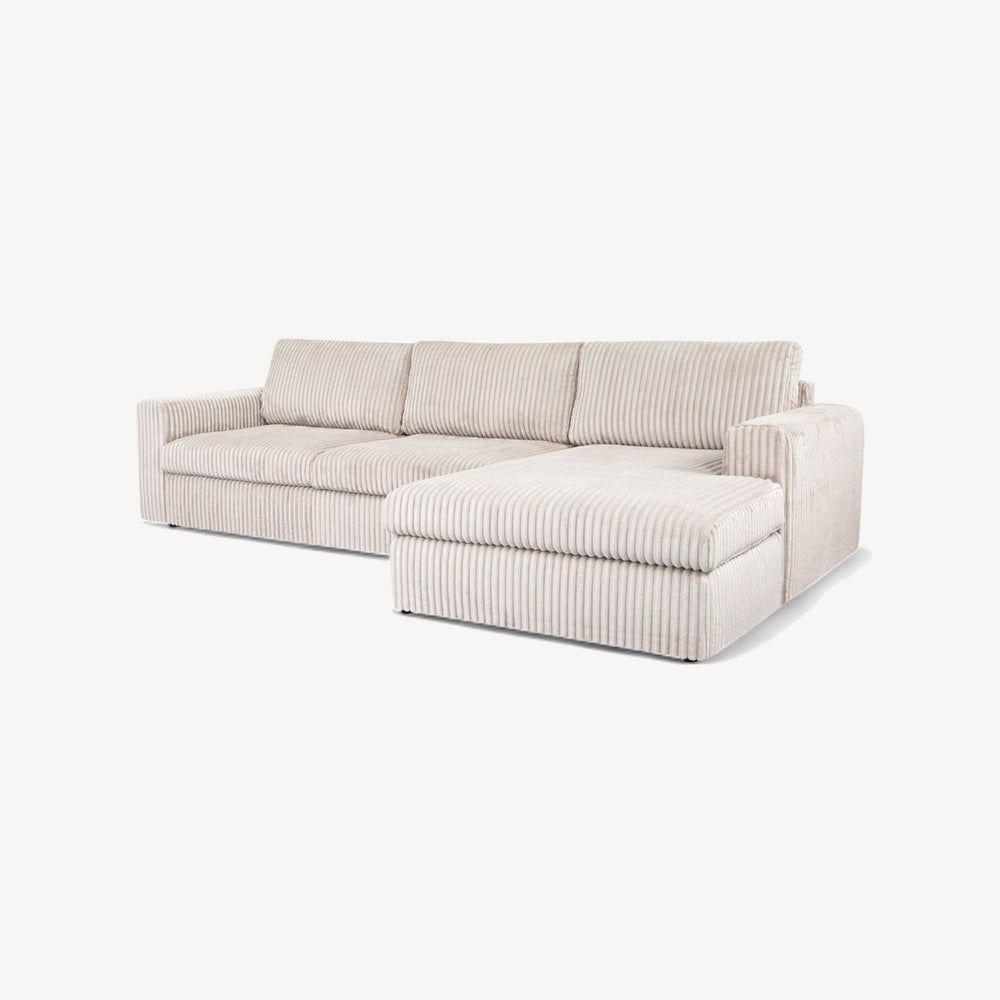 PERLA sofa med sjeselong - Sengero
