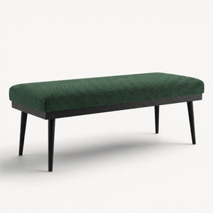 Sengbenk grønn kordfløyel 100×44×40 cm - Sengero