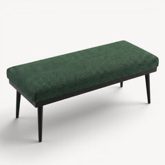 Sengbenk grønn kordfløyel 100×44×40 cm - Sengero