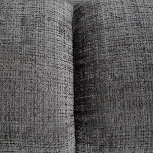 Sofa med sjeselong CLOUD svart chenille - Sengero