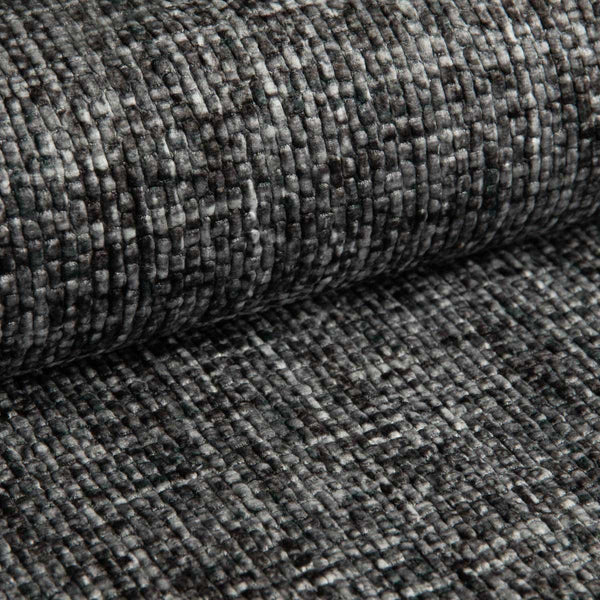 Sofa med sjeselong ELETRA med elektrisk skyvedel mørk grå stoff - Sengero