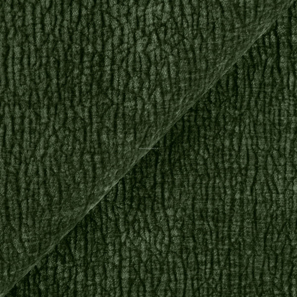 Sofa med sjeselong ELLA grønn chenille - Sengero