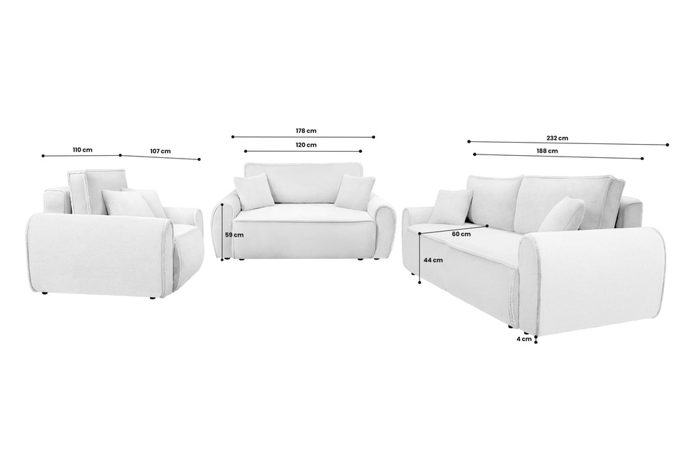 Soffagruppe VINIKA 3 - 2 - 1 - Sengero