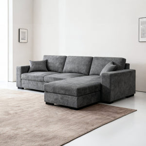 Sovesofa CASCADA grå boucle - Sengero