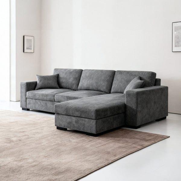 Sovesofa CASCADA grå boucle - Sengero
