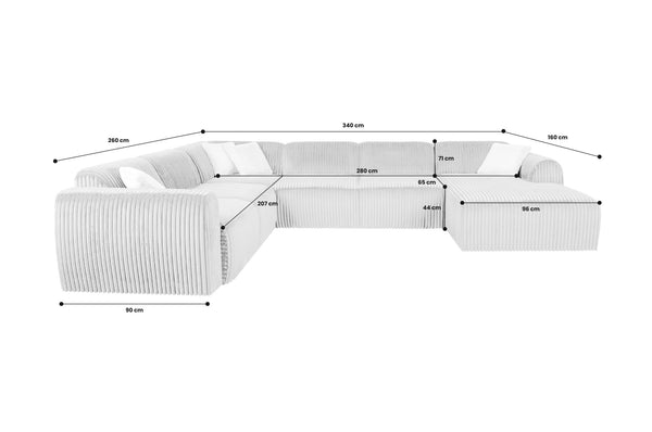 TAMARA U - sofa - Sengero